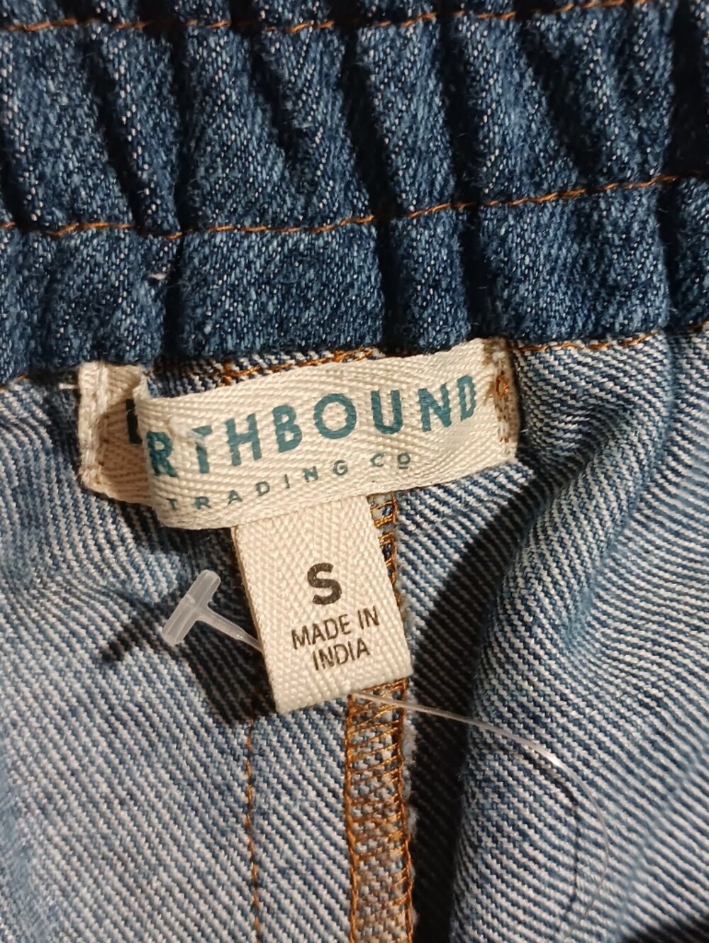 Earthbound Trading Co Wide Leg Patchwork Boho Hippie Jeans Lace Fringe Festival - Picture 8 of 10